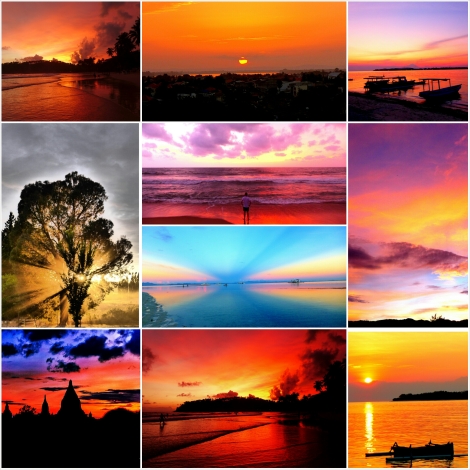 Collection of our favourite sunsets. Nature rocks sometimes